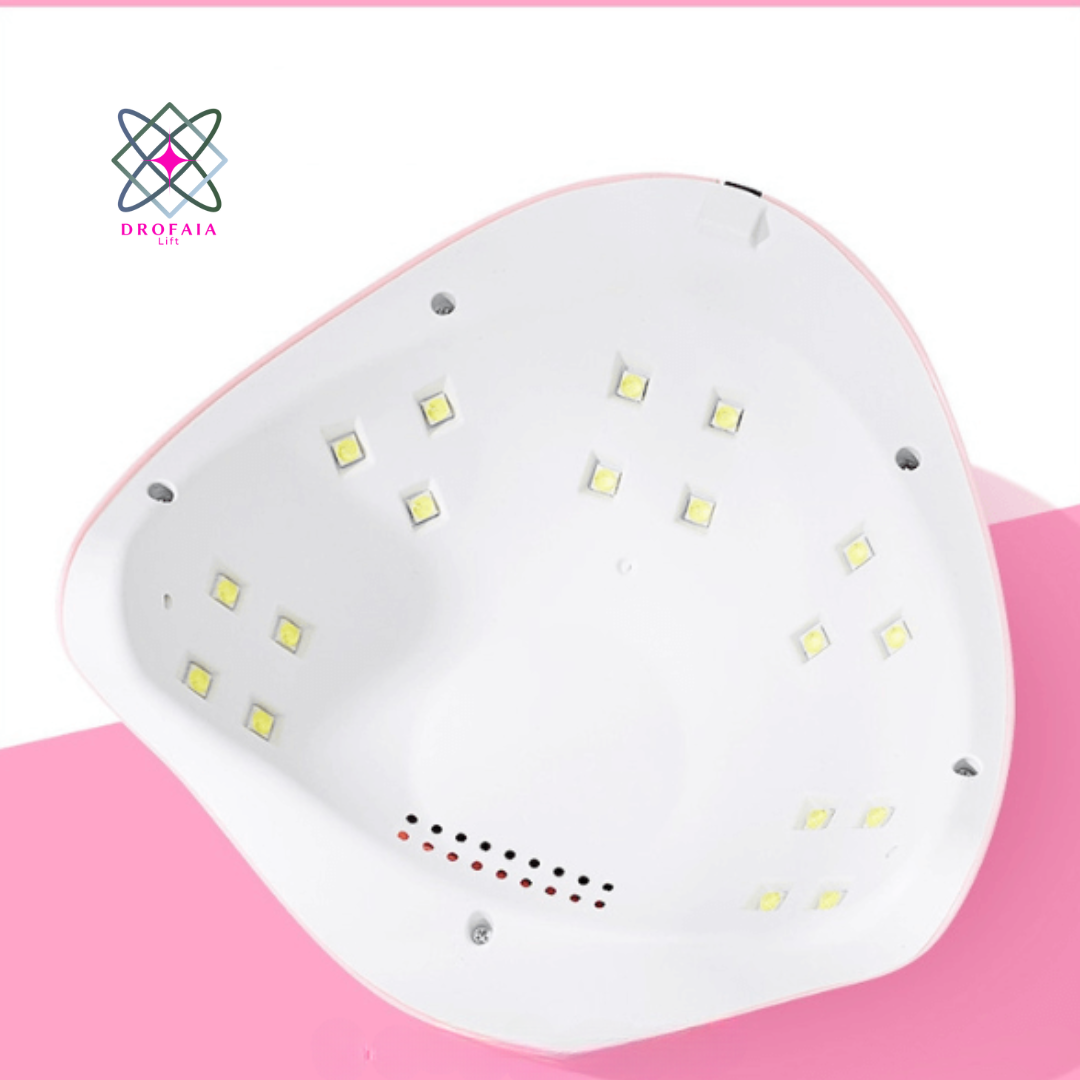 Kit de Unha de Gel com Led Secador e Máquina de Broca