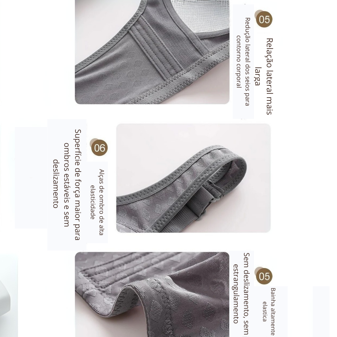 Sutiã de Sustentação e Conforto: Suporte Perfeito e Maciez para o Dia Todo!
