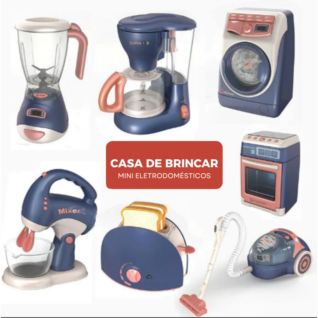 Brinquedos de Cozinha, Eletrodomésticos para faz de Conta educativos