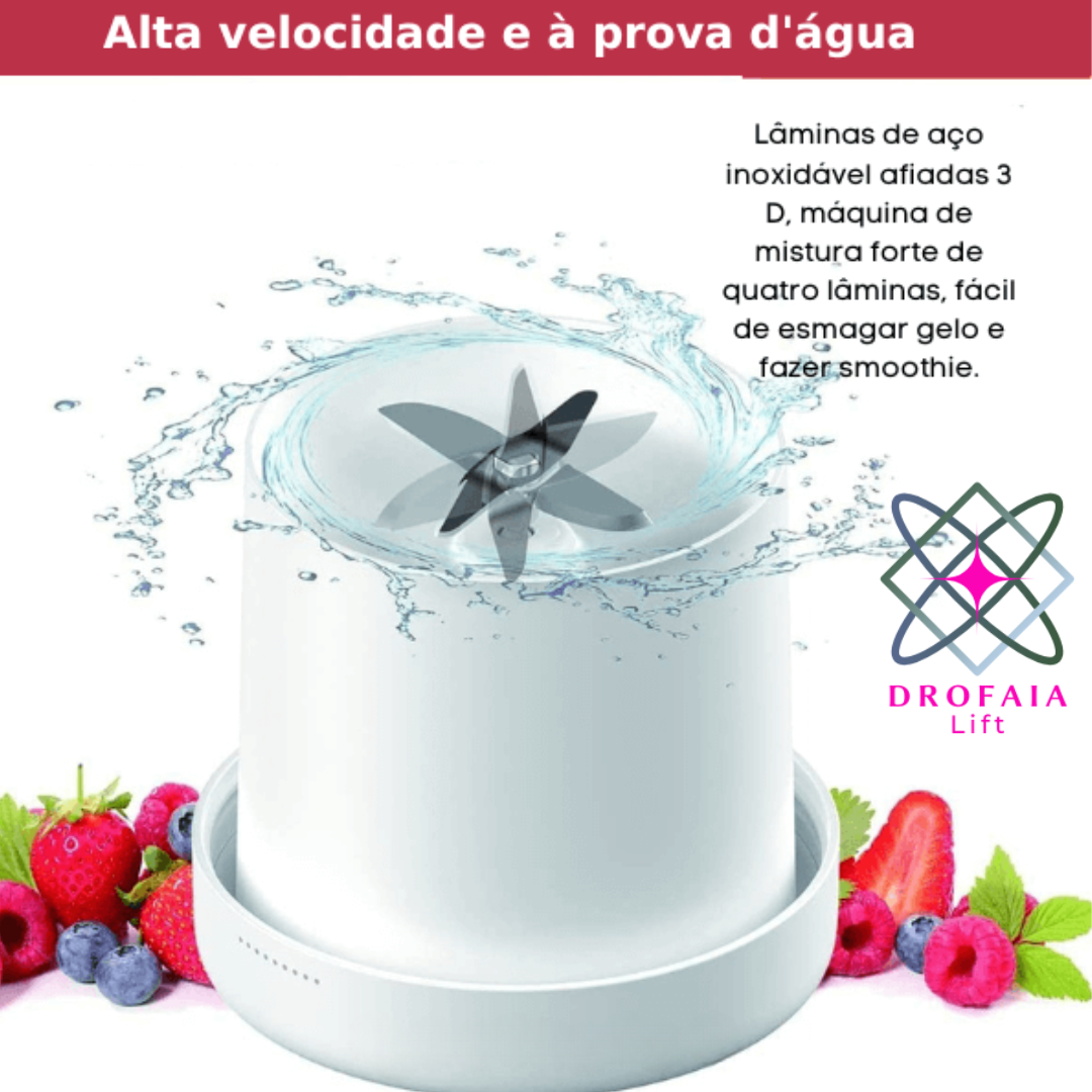 Garrafa Liquificador Mixer 1400 mAh