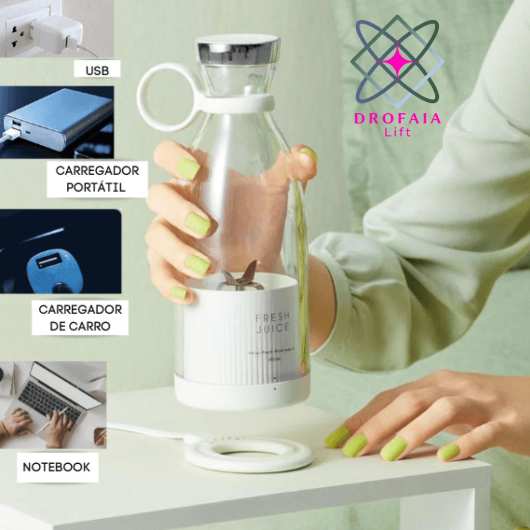 Garrafa Liquificador Mixer 1400 mAh