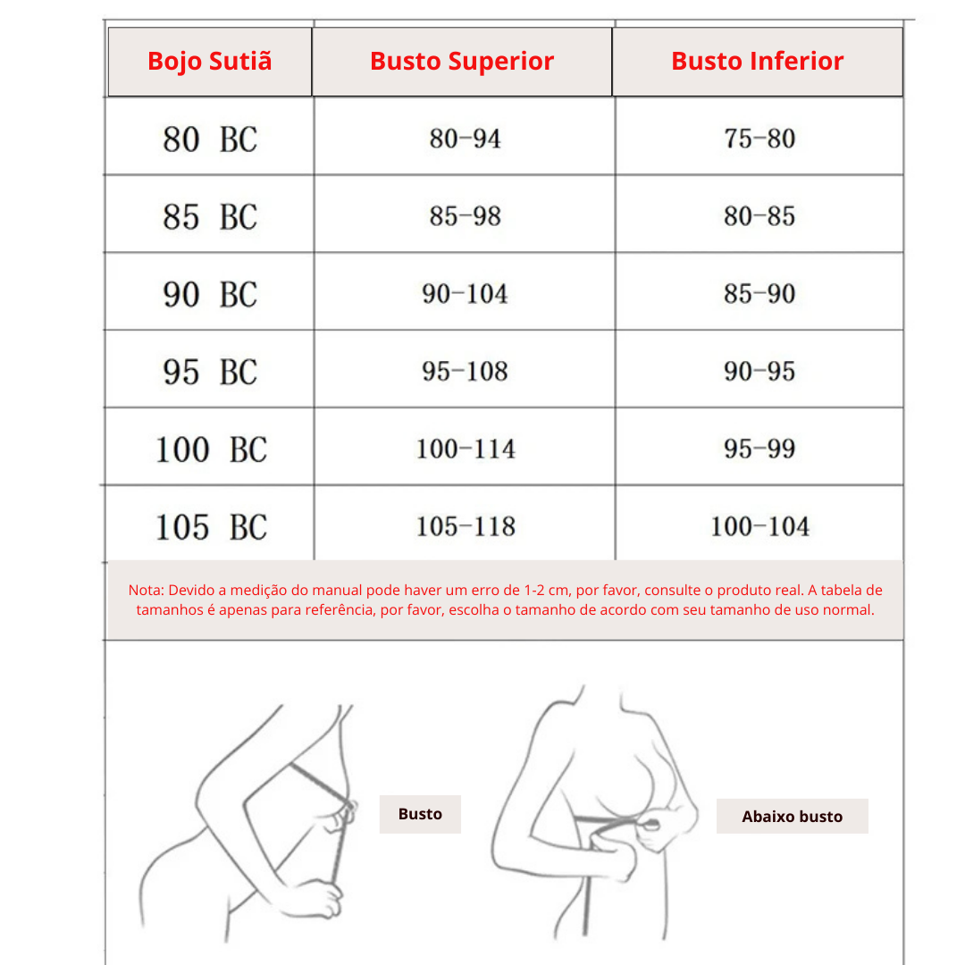 Sutiã de Sustentação e Conforto: Suporte Perfeito e Maciez para o Dia Todo!