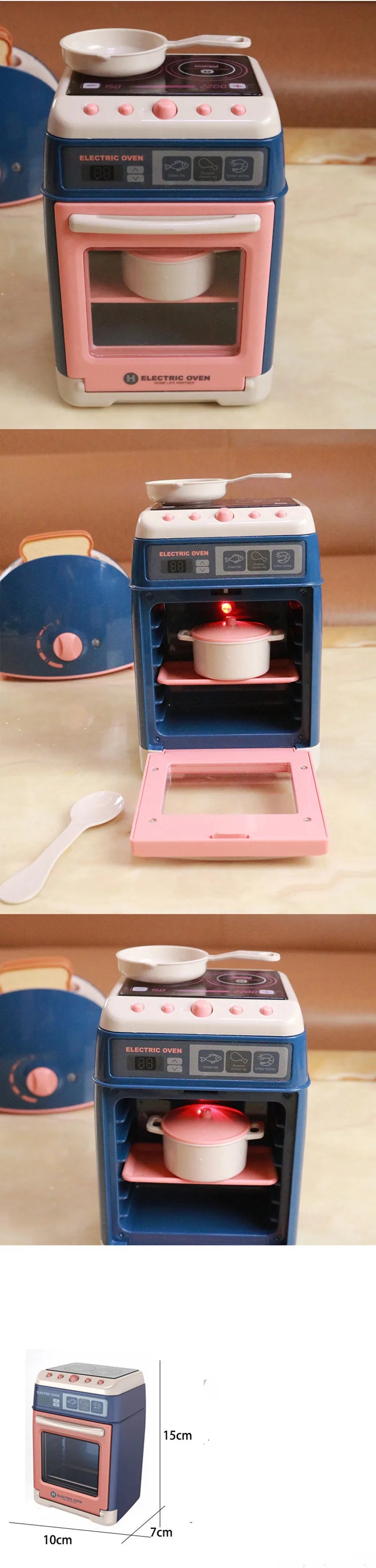 Brinquedos de Cozinha, Eletrodomésticos para faz de Conta educativos