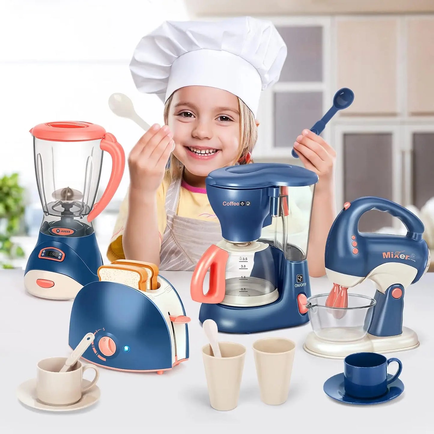 Brinquedos de Cozinha, Eletrodomésticos para faz de Conta educativos