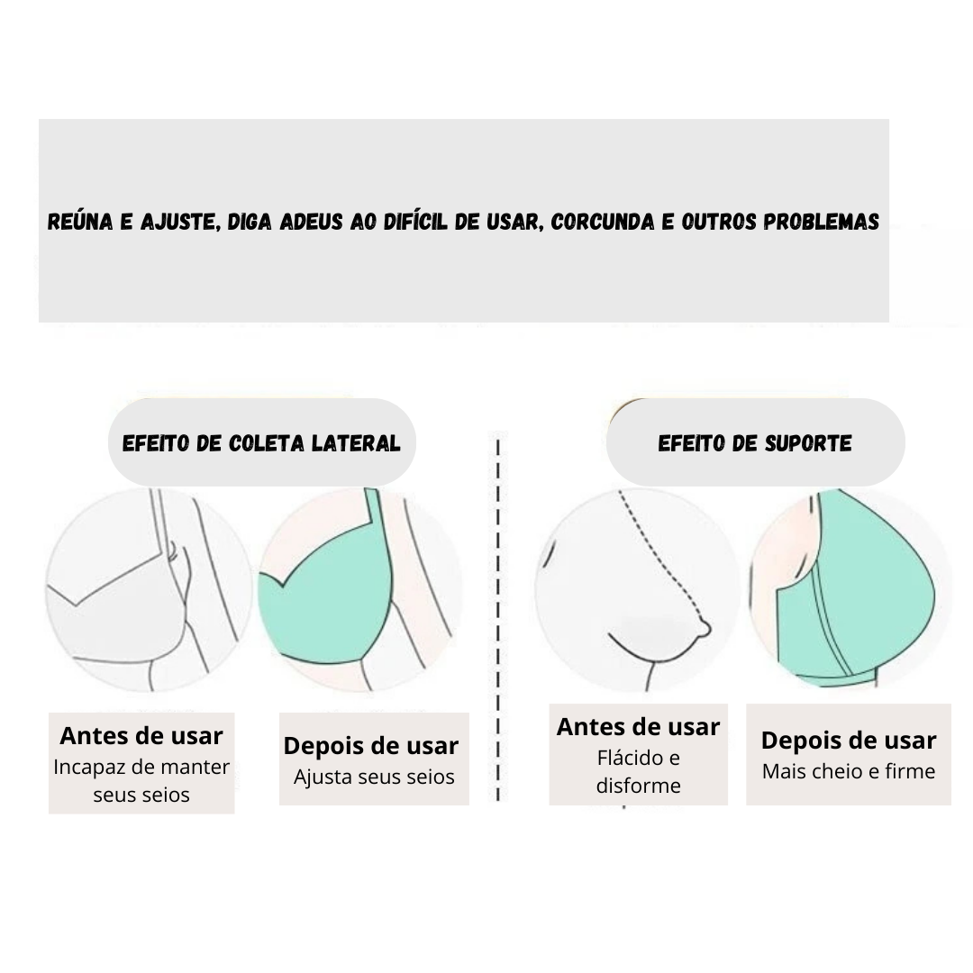 Sutiã de Sustentação e Conforto: Suporte Perfeito e Maciez para o Dia Todo!